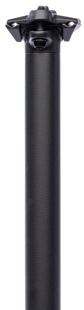 Teravail Stratum Seatpost - 27.2 x 400mm, 0mm Offset, Black