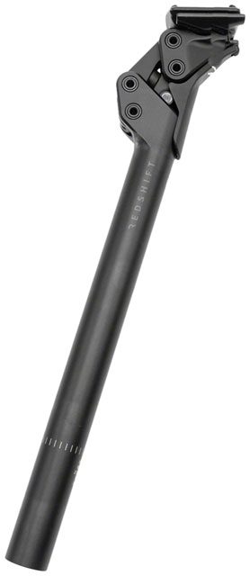 Redshift Sports ShockStop Pro Race Suspension Seatpost - 27.2 x 350mm, 20mm Travel, Aluminum, Black