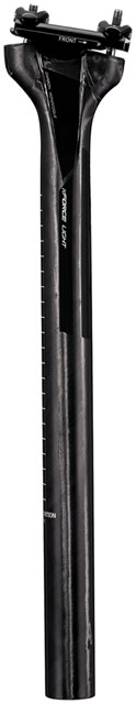 FSA K-Force Di2 Seatpost, 27.2mm Diameter, 400mm Length, 0mm Offset (SB0), Di2 Internal Battery Compatible – Carbon
