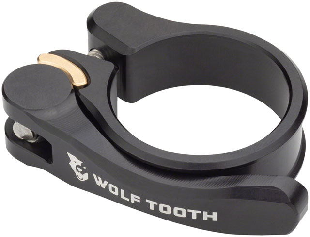 Wolf Tooth Components Quick Release Seatpost Clamp - 38.6mm, QR, Black
