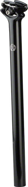 Velo Orange Grand Cru Seatpost: 0 Setback, 27.2mm, 400mm, Black