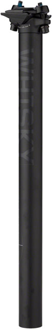 WHISKY No.7 Alloy Seatpost - 30.9 x 400mm, 0mm Offset, Matte Black