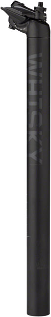 WHISKY No.7 Alloy Seatpost - 31.6 x 400mm, 18mm Offset, Matte Black