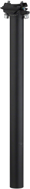 Salsa Guide Seatpost, 27.2 x 400mm, 0mm Offset, Black