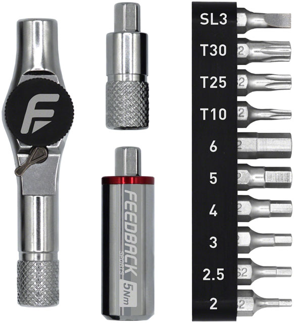 Feedback Sports Reflex Fixed Torque Ratchet Kit - Mini Ratchet, 5nm Torque