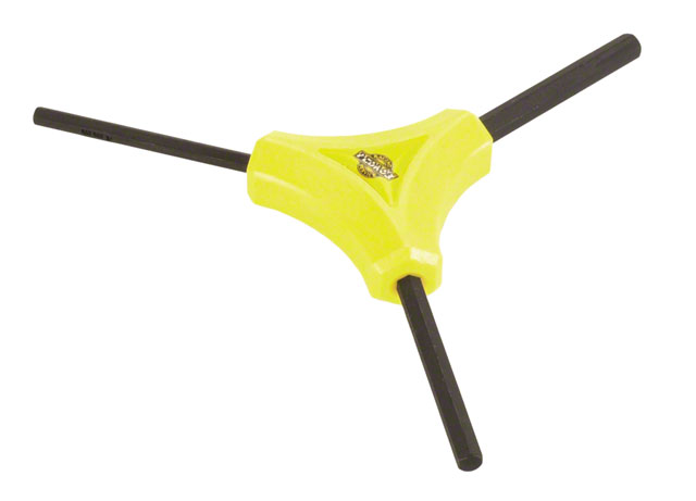 Pedro's Y Hex Wrench Including 4, 5, 6mm Sizes, Yellow