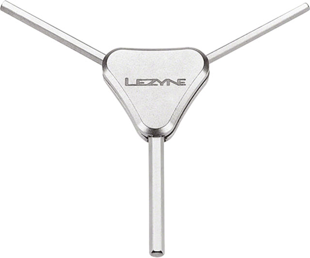Lezyne 3-Way Y Hex 4,5,6mm Wrench with Nickel Finish