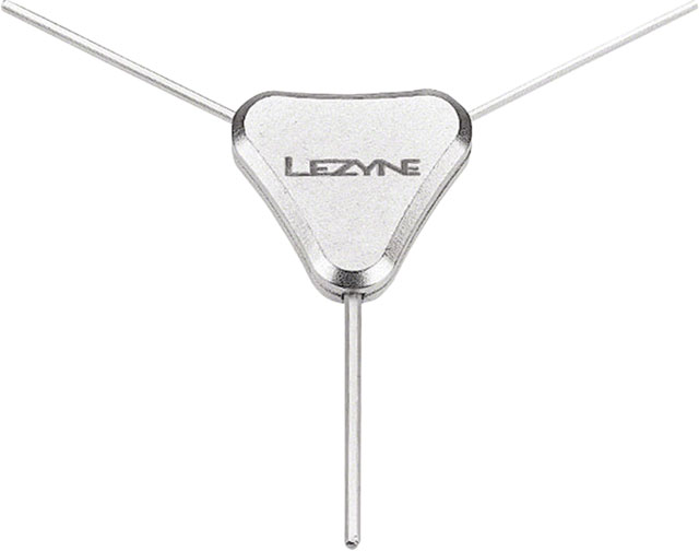 Lezyne 3-Way Y Hex 2, 2.5,3mm Wrench with Nickel Finish