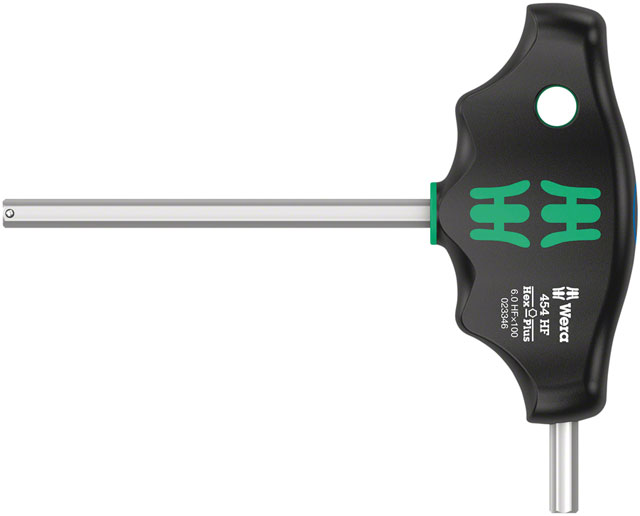 Wera 454 HF T-handle hexagon screwdriver Hex-Plus with holding function, 6 x 100 mm
