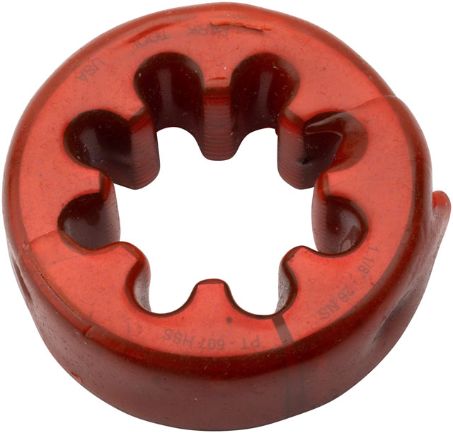 Park Tool 607, 1-1/8" x 26 tpi Threaded Die Only for FTS-1