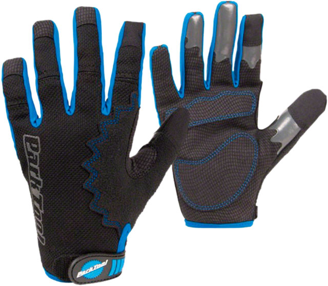 Park Tool Mechanics Gloves Extra Large, Black/Blue