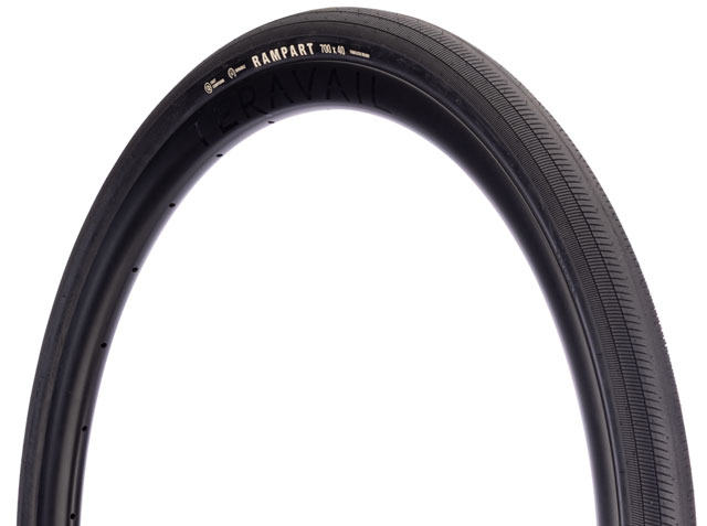Teravail Rampart Tire - 700 x 40, Tubeless, Folding, Black, Durable, Fast Compound