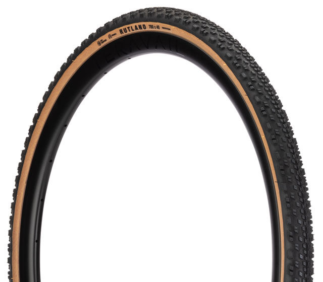Teravail Rutland Tire - 700 x 40, Tubeless, Folding, Tan, Durable, Fast Compound