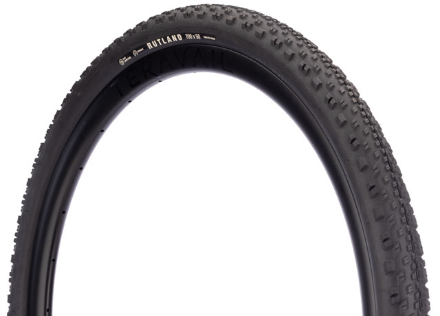 Teravail Rutland Tire - 700 x 50, Tubeless, Folding, Black, Durable, Fast Compound