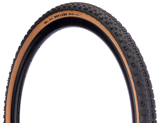 Teravail Rutland Tire - 700 x 50, Tubeless, Folding, Tan, Durable, Fast Compound