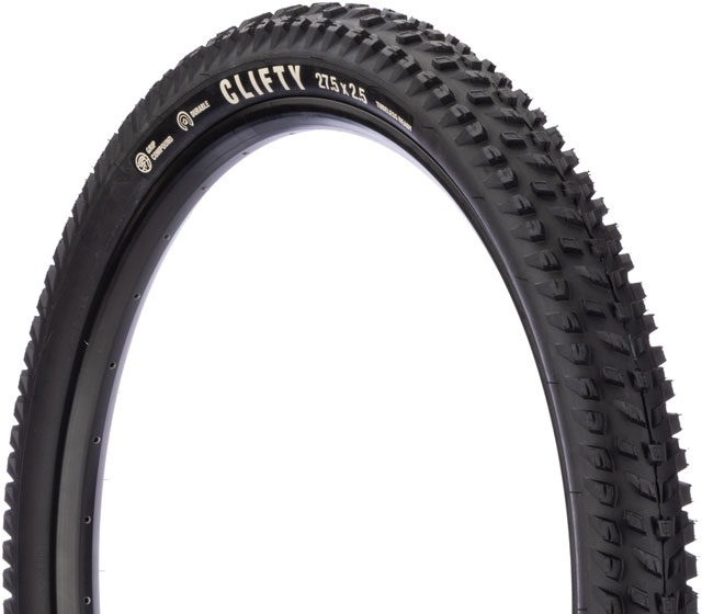 Teravail Clifty Tire - 27.5 x 2.5, Tubeless, Folding, Black, Durable, Grip Compound