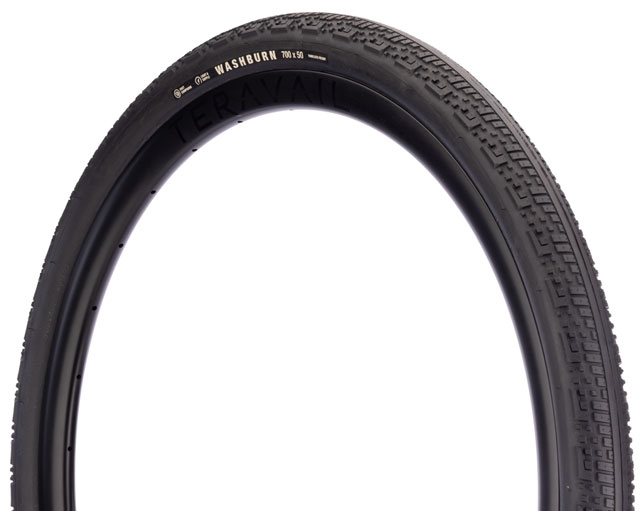 Teravail Washburn Tire - 700 x 50, Tubeless, Folding, Black, Durable, Fast Compound