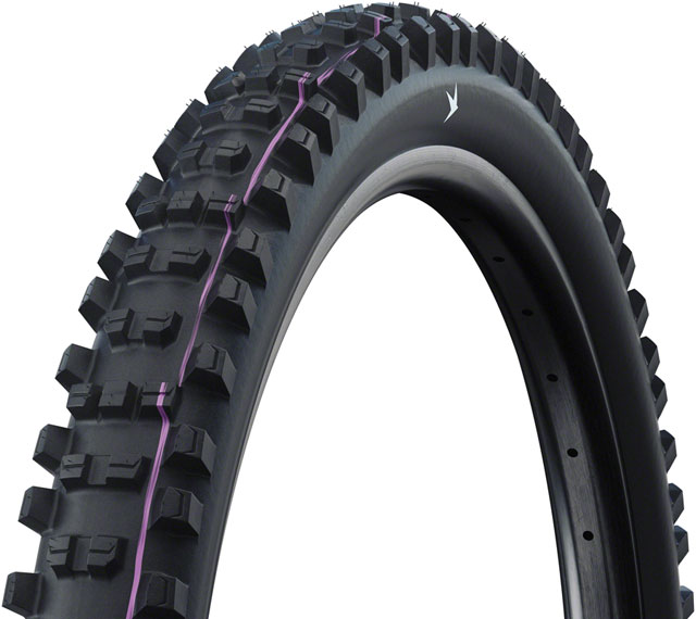 Schwalbe Shredda Rear Tire - 27.5 x 2.50, Tubeless, Folding, Black, Evolution Line, Gravity Pro, Addix Ultra Soft, Radial, E-50