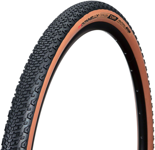 Donnelly Sports EMP Tire - 700 x 45, Tubeless, Folding, Black/Tan