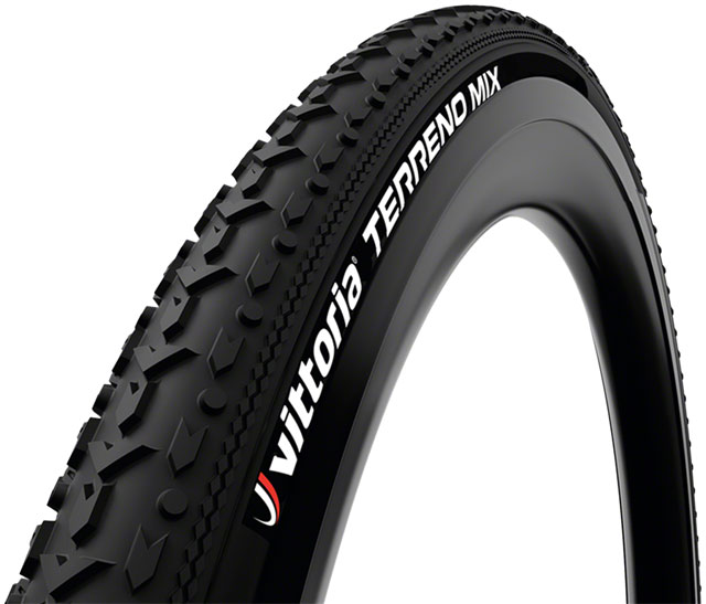 Vittoria Terreno Mix Tire - 700 x 33, Clincher, Wire, Black, 2C