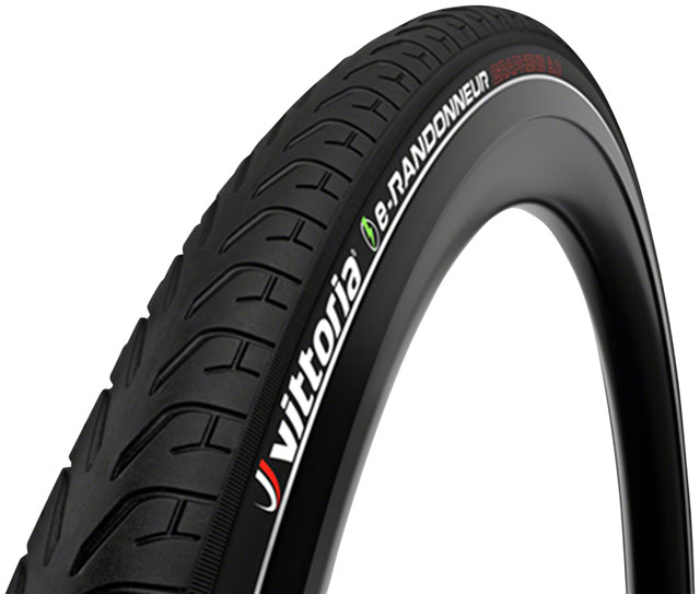 Vittoria e-Randonneur Tire - 700 x 35, Clincher, Wire, Black/Reflective, G2.0