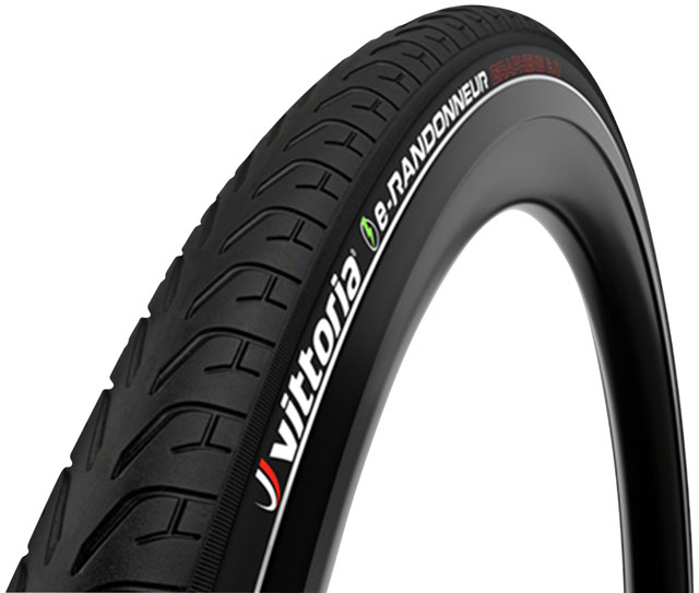 Vittoria e-Randonneur Tire - 700 x 48, Clincher, Wire, Black/Reflective, G2.0