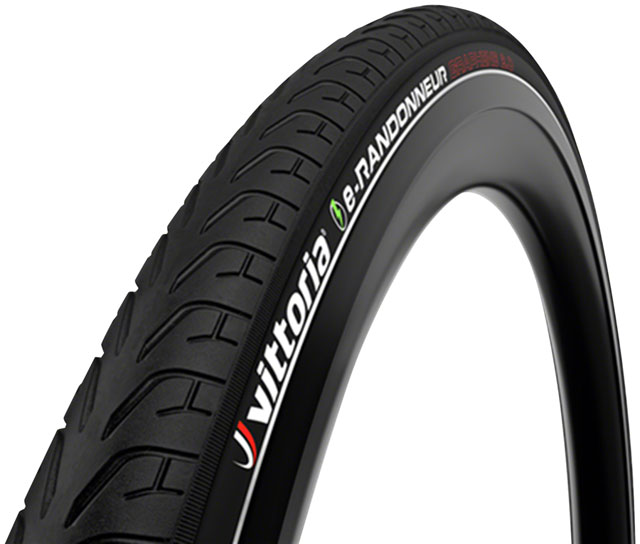 Vittoria e-Randonneur Tire - 27.5 x 1.75, Clincher, Wire, Black/Reflective, G2.0