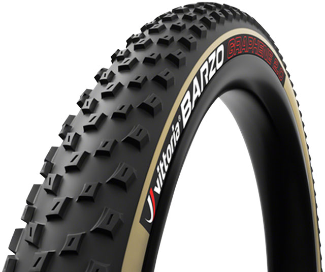 Vittoria Barzo Tire - 29 x 2.35, Tubeless, Folding, Black/Tan, 4C Race, Graphene, G2.0