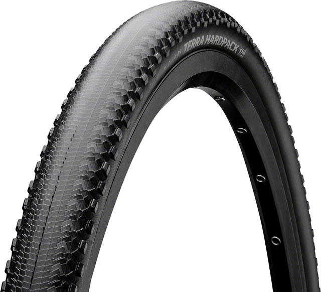 Continental Terra Hardpack Tire - 700 x 50, Tubeless, Folding, Black, PureGrip, ShieldWall System, E25