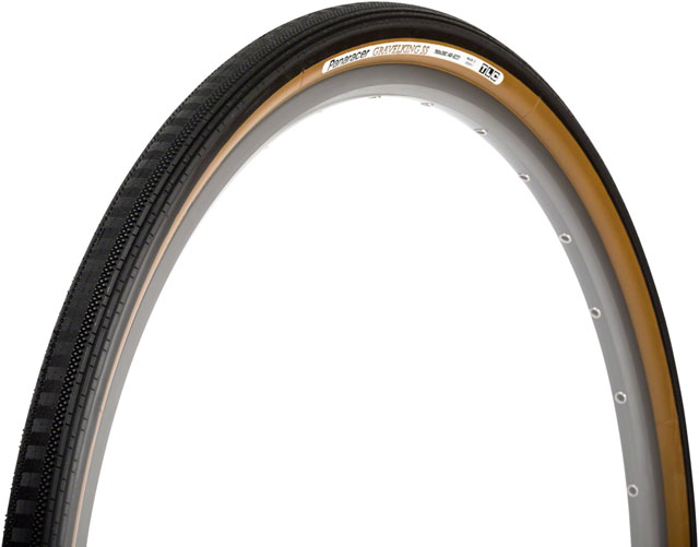 Panaracer GravelKing SS Plus Tire - 700 x 38, Tubeless, Folding, Black/Brown, ProTite Protection