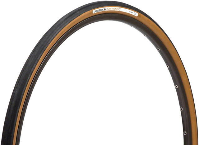 Panaracer GravelKing Slick Tire - 650b x 38, Tubeless, Folding, Black/Brown