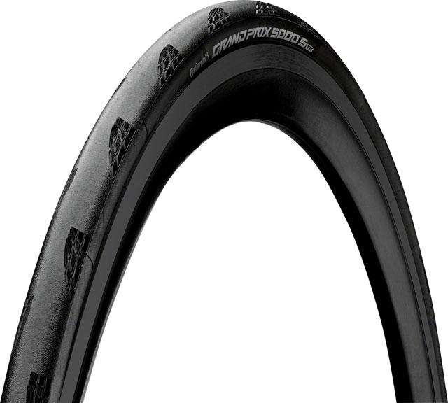 Continental Grand Prix 5000 S TR Tire - 700 x 35, Tubeless, Folding, Black, BlackChili, Vectran Breaker, LazerGrip, ACT
