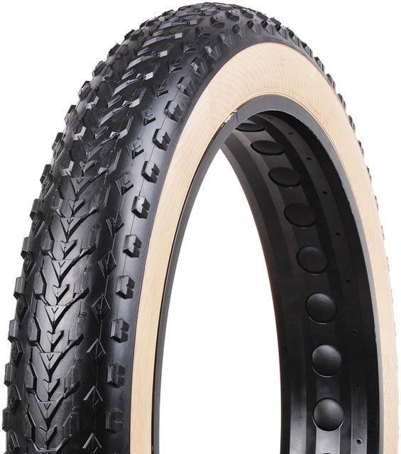 Vee Tire Co. Mission Command Tire - 20 x 4, Tubeless, Folding, Black/Tan, 120tpi