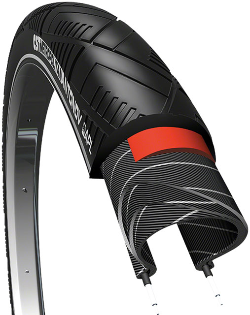 CST Metropolitan Antonov Tire - 26 x 2.4, Clincher, Wire, Black