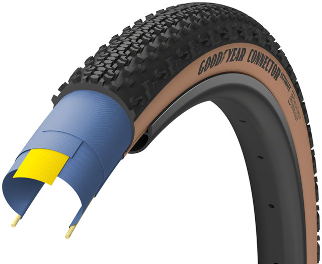 Goodyear Connector Tire - 700 x 40 , Tubeless, Folding, Tan