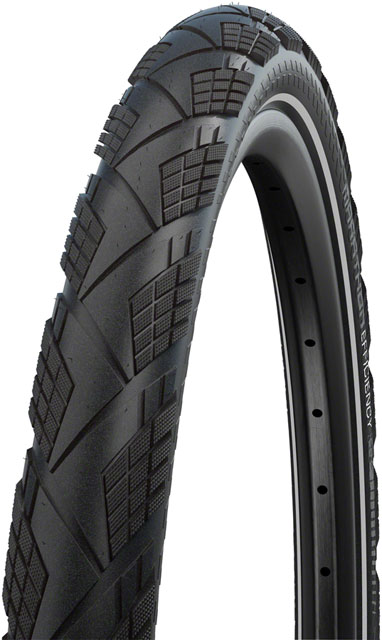 Schwalbe Marathon Efficiency Tire - 700 x 45, Clincher, Folding, Black/Reflective, Evolution Line, Super Race, V-Guard, Addix Race, E-50
