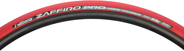 Vittoria Zaffiro Pro Home Trainer Tire - 700 x 23, Clincher, Folding, Red, 1C