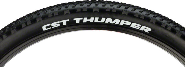 CST Thumper Tire - 26 x 2.1, Clincher, Wire, Black, 27tpi
