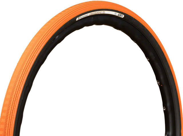 Panaracer GravelKing SS Tire - 700 x 38, Tubeless, Folding, Sunset Orange/Black