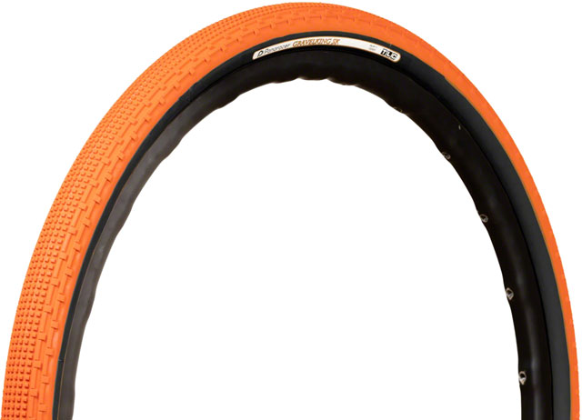 Panaracer GravelKing SK Tire - 700 x 38, Tubeless, Folding, Sunset Orange/Black