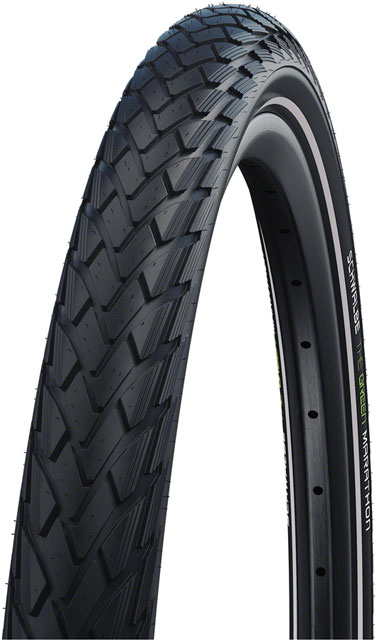 Schwalbe Green Marathon Tire - 24 x 1.75, Clincher, Wire, Black/Reflective, Performance Line, GreenGuard, TwinSkin, Addix