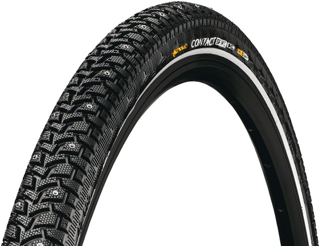 Continental Contact Spike Tire - 700 x 42, Clincher, Wire, Black/Reflex, 120 Studs, SafetySystem Breaker, E25