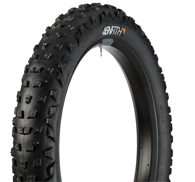 45NRTH Wrathchild Tire - 27.5 x 4.5, Tubeless, Folding, Black, 120 TPI, 252 XL Concave Carbide Studs