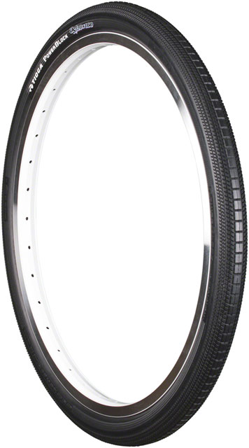 Tioga PowerBlock OS20 Tire - 20 x 1.6, Clincher, Wire, Black, 60tpi
