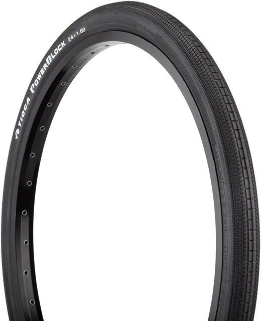 Tioga PowerBlock Tire - 24 x 1.6, Clincher, Wire, Black, 60tpi