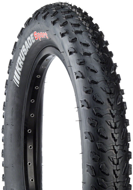 Kenda Krusade Tire - 20 x 4, Clincher, Wire, Black, 60tpi