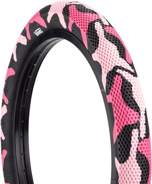 Cult X Vans Tire - 20 x 2.4, Clincher, Wire, Pink Camo/Black