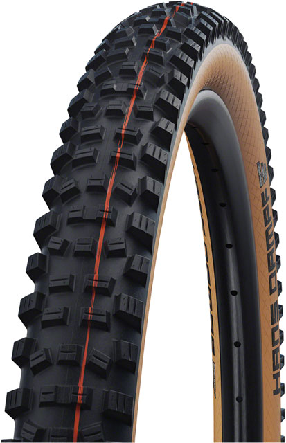Schwalbe Hans Dampf Tire - 27.5 x 2.35", Tubeless, Folding, Black/Tan, Evolution Line, Addix Soft, Super Trail