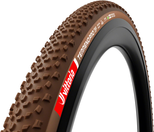 Vittoria Terreno Pro T60 Mixed Tire - 700 x 45, Tubeless, Folding, Black/Brown, Eco Gravel Race