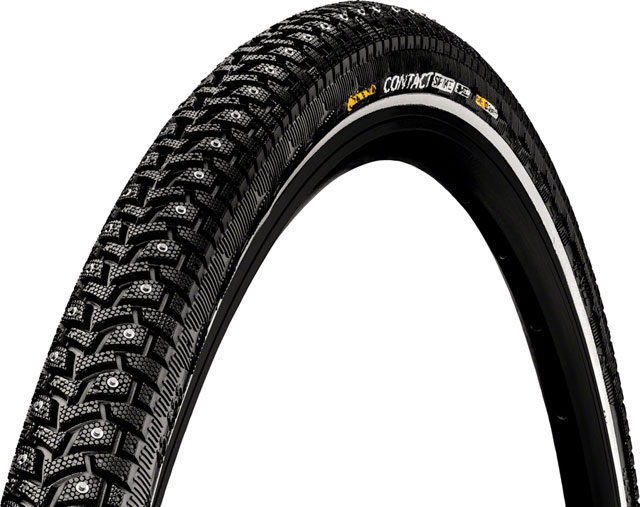 Continental Contact Spike Tire - 700 x 42, Clincher, Wire, Black/Reflex, 240 Studs, SafetySystem Breaker, E25
